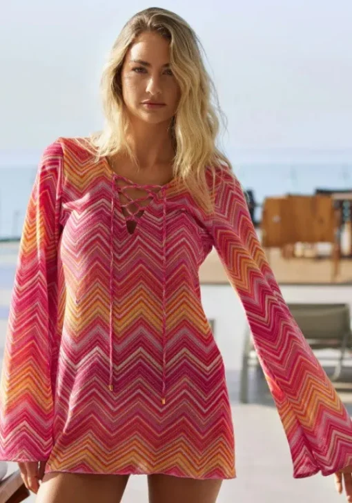 Hot PQ Swim Noah Tunic Cayenne