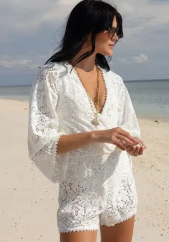 Fashion Miss June Oasis Romper White