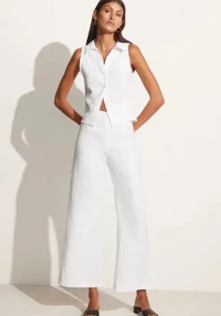 Discount Faithfull The Brand Ottavio Pant White