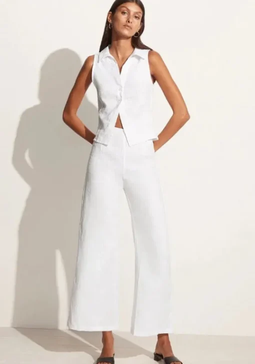 Discount Faithfull The Brand Ottavio Pant White