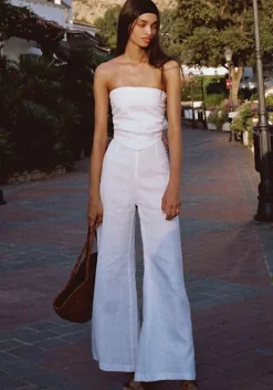 Discount Faithfull The Brand Ottavio Pant White