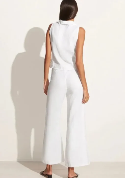 Discount Faithfull The Brand Ottavio Pant White
