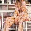 New Melissa Odabash Paige Shirt Mirage Orange
