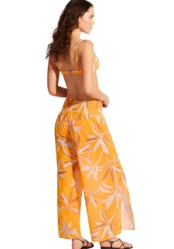 Discount Seafolly Palm Paradise Beach Trousers Rockmelon
