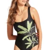 Sale Seafolly Palm Paradise DD Swimsuit Black