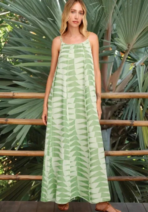 Fashion Pearl & Caviar Paros Maxi Dress