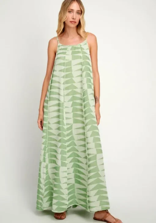 Fashion Pearl & Caviar Paros Maxi Dress
