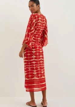 Fashion Vix Swimwear Perola Long Kaftan Agni