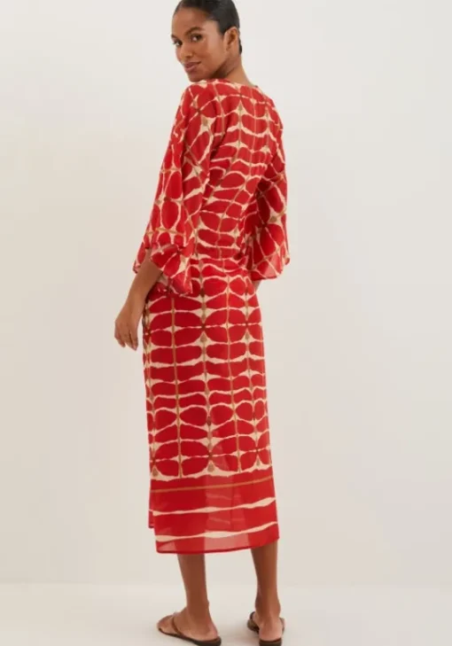 Fashion Vix Swimwear Perola Long Kaftan Agni