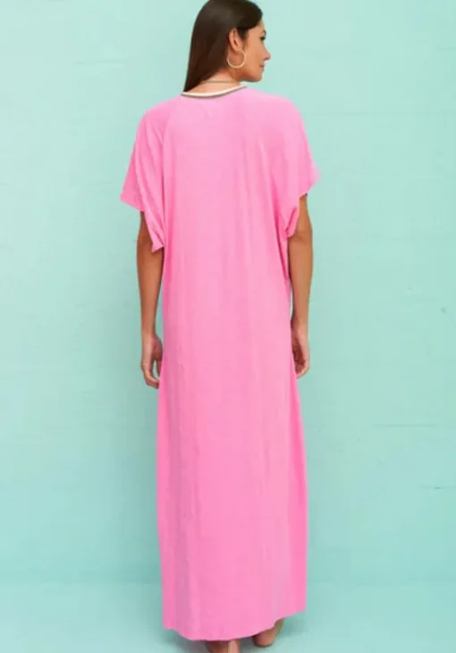 Online Pitusa Pima Abaya Kaftan Bubblegum