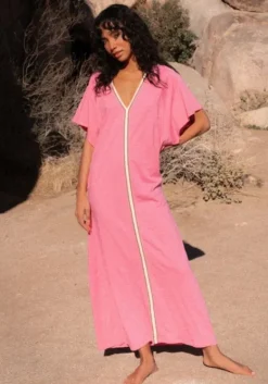 Online Pitusa Pima Abaya Kaftan Bubblegum