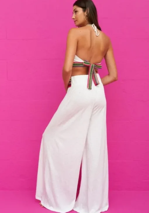 Outlet Pitusa Pima Halter Set White