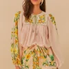 Outlet Farm Rio Pink Botanical Beauty Shorts BotanicalBeautyPink