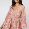 Sale Juliet Dunn Playsuit Pink Floral