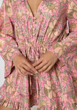 Sale Juliet Dunn Playsuit Pink Floral