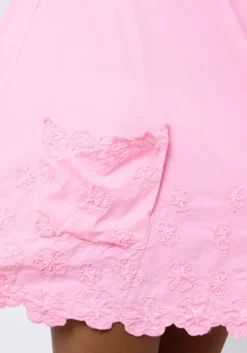 Fashion Juliet Dunn Poplin Low Back Dress Pink Grapefruit PinkGrapefruit