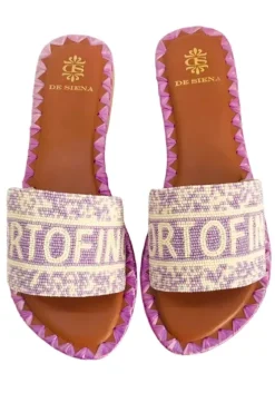 New De Siena Portofino Sandals Purple