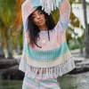 Online Pitusa Rainbow Crochet Shorts Pastel