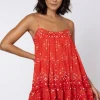 Best Juliet Dunn Mosaic Mini Dress Red