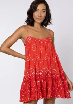 Best Juliet Dunn Mosaic Mini Dress Red