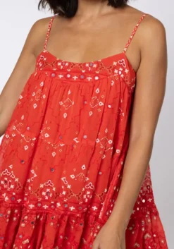 Best Juliet Dunn Mosaic Mini Dress Red