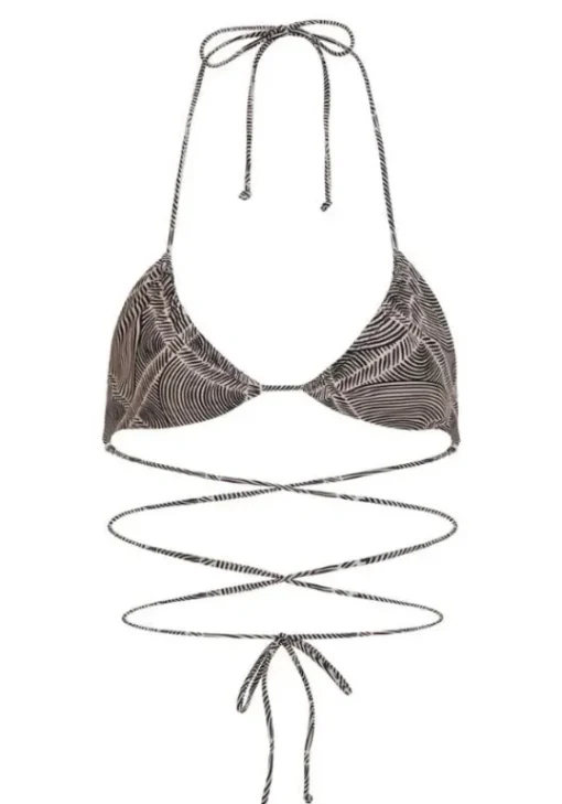 Discount Away That Day Rio Bikini Black Stripe
