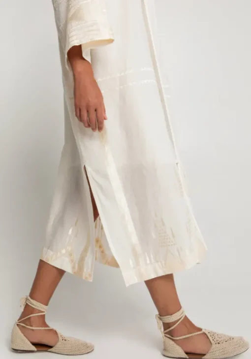 Fashion Greek Archaic Kori Roots Kimono Natural