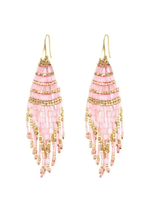 New Belle Mais Pas Que Marilyn Earrings Rose