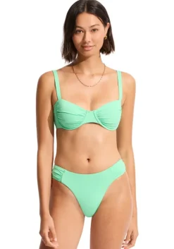 Discount Seafolly Ruched Underwire Bikini Mint