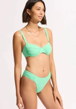 Discount Seafolly Ruched Underwire Bikini Mint