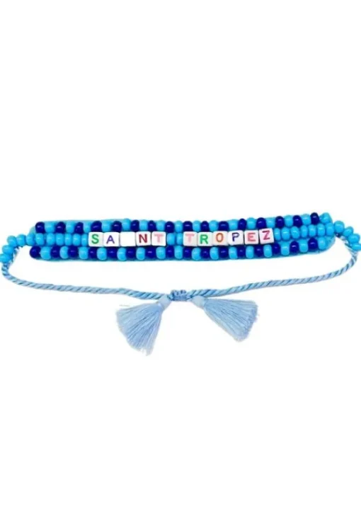 Discount De Siena Saint Tropez Beaded Resort Bracelet Blue