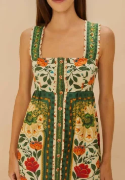 Sale Farm Rio Sand Garden Tapestry Maxi Dress