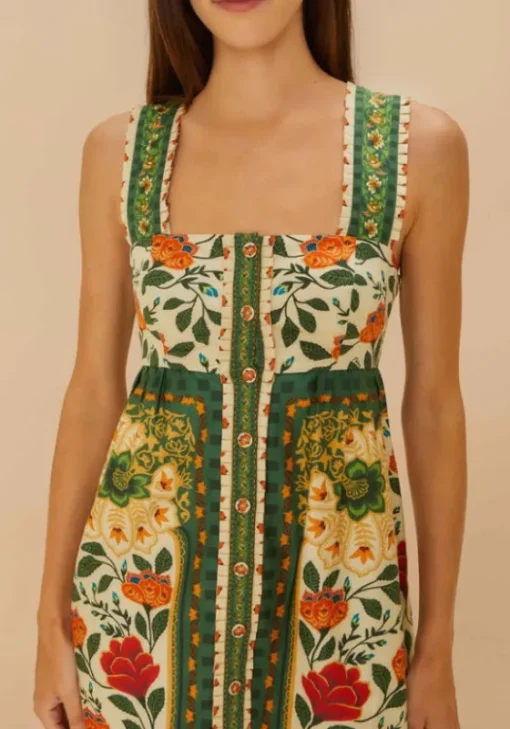 Sale Farm Rio Sand Garden Tapestry Maxi Dress
