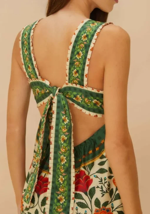 Sale Farm Rio Sand Garden Tapestry Maxi Dress