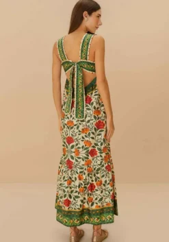Sale Farm Rio Sand Garden Tapestry Maxi Dress