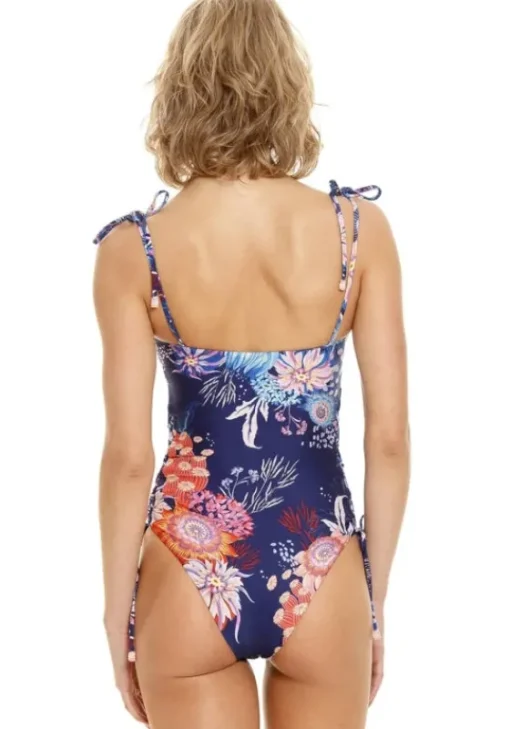 Sale Agua Bendita Sandy Swimsuit Navy