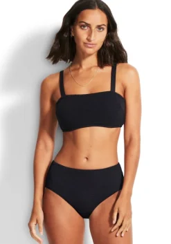 Sale Seafolly Seadive DD Tank Bikini Black