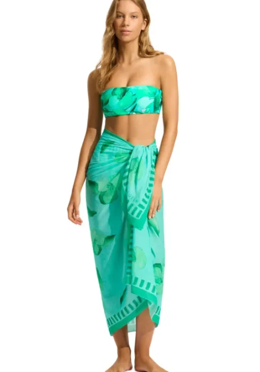 Best Seafolly Sarong Secret Garden