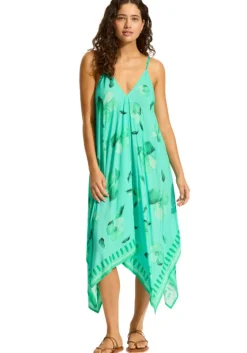 Sale Seafolly Scarf Dress Secret Garden