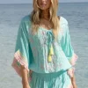 Sale Miss June Sejla Kaftan Aqua
