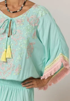 Sale Miss June Sejla Kaftan Aqua