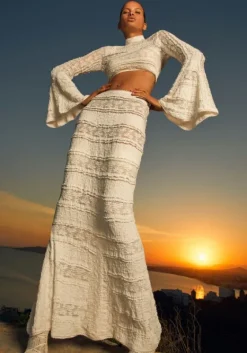 Discount Charo Ruiz Shir Skirt White