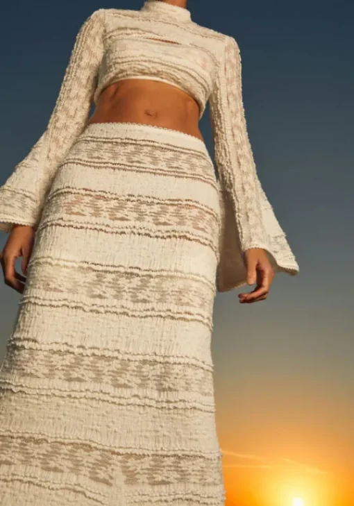 Discount Charo Ruiz Shir Skirt White