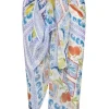 Discount Away That Day Sicilian Print Sarong