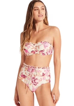 Sale Seafolly Silk Road Bustier Bandeau Bikini