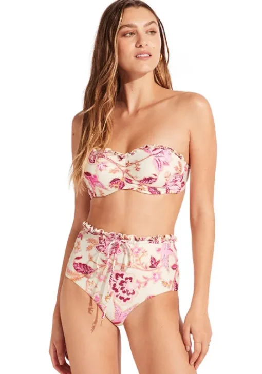 Sale Seafolly Silk Road Bustier Bandeau Bikini