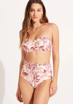 Sale Seafolly Silk Road Bustier Bandeau Bikini