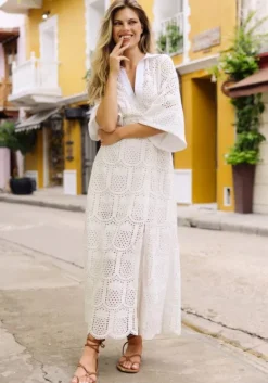 Discount Sundress Soidee Dress White