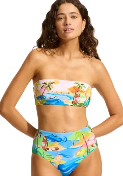 New Seafolly Bandeau Bikini South Pacific