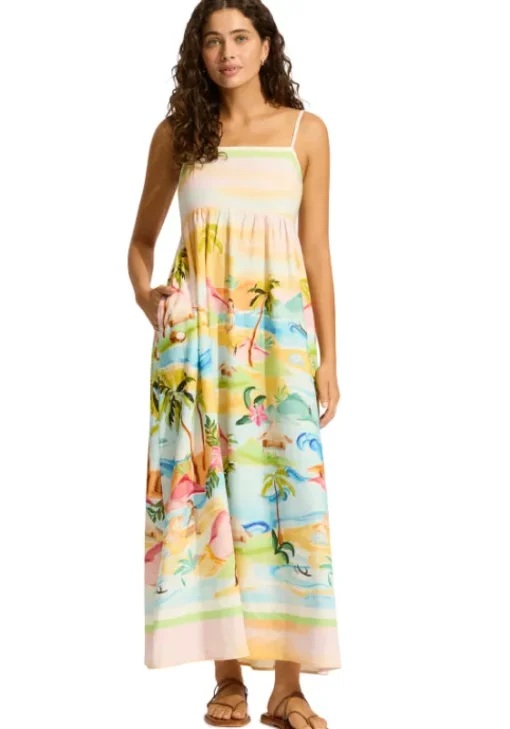 Fashion Seafolly Maxi Dress South Pacific